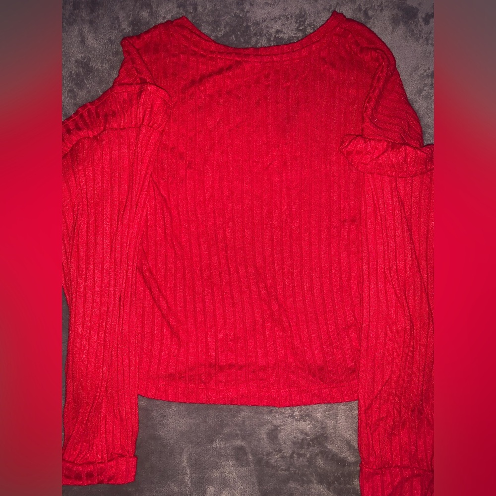 Red Long sleeve children’s sweater
